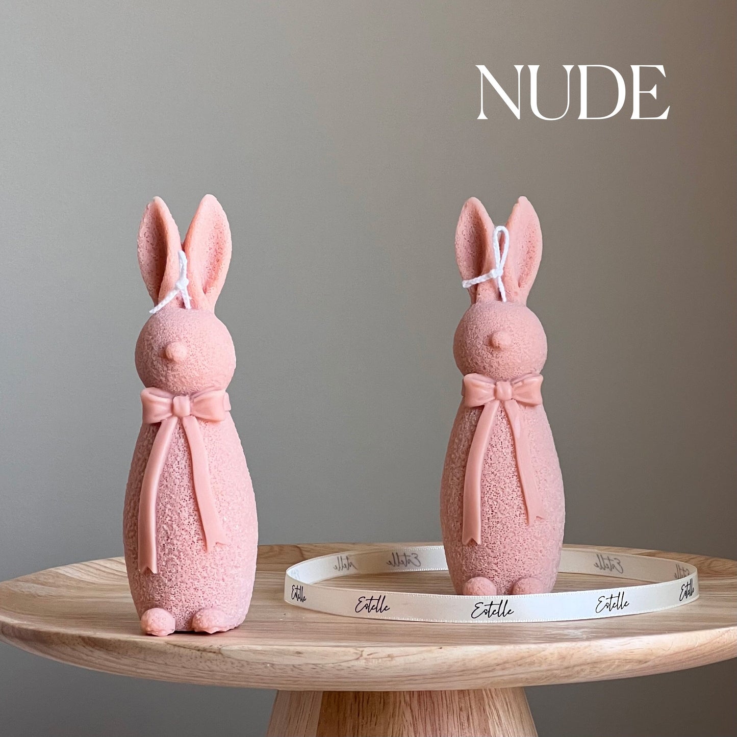 Handmade Easter Bunny Soy Candle: Spring Home Decor