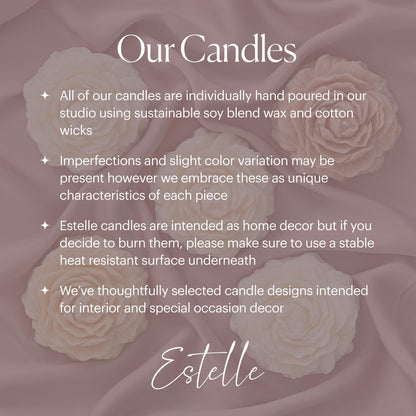 Handmade Spiral Taper Candle: Decorative Soy Wax Candle