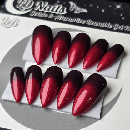 Crimson Reverse Ombré