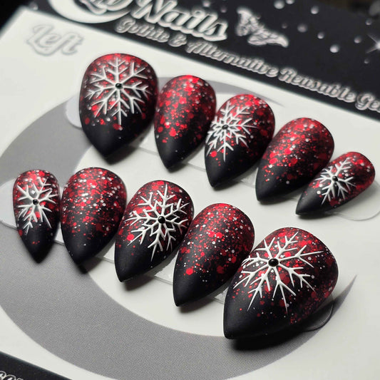 Crimson Snowfall