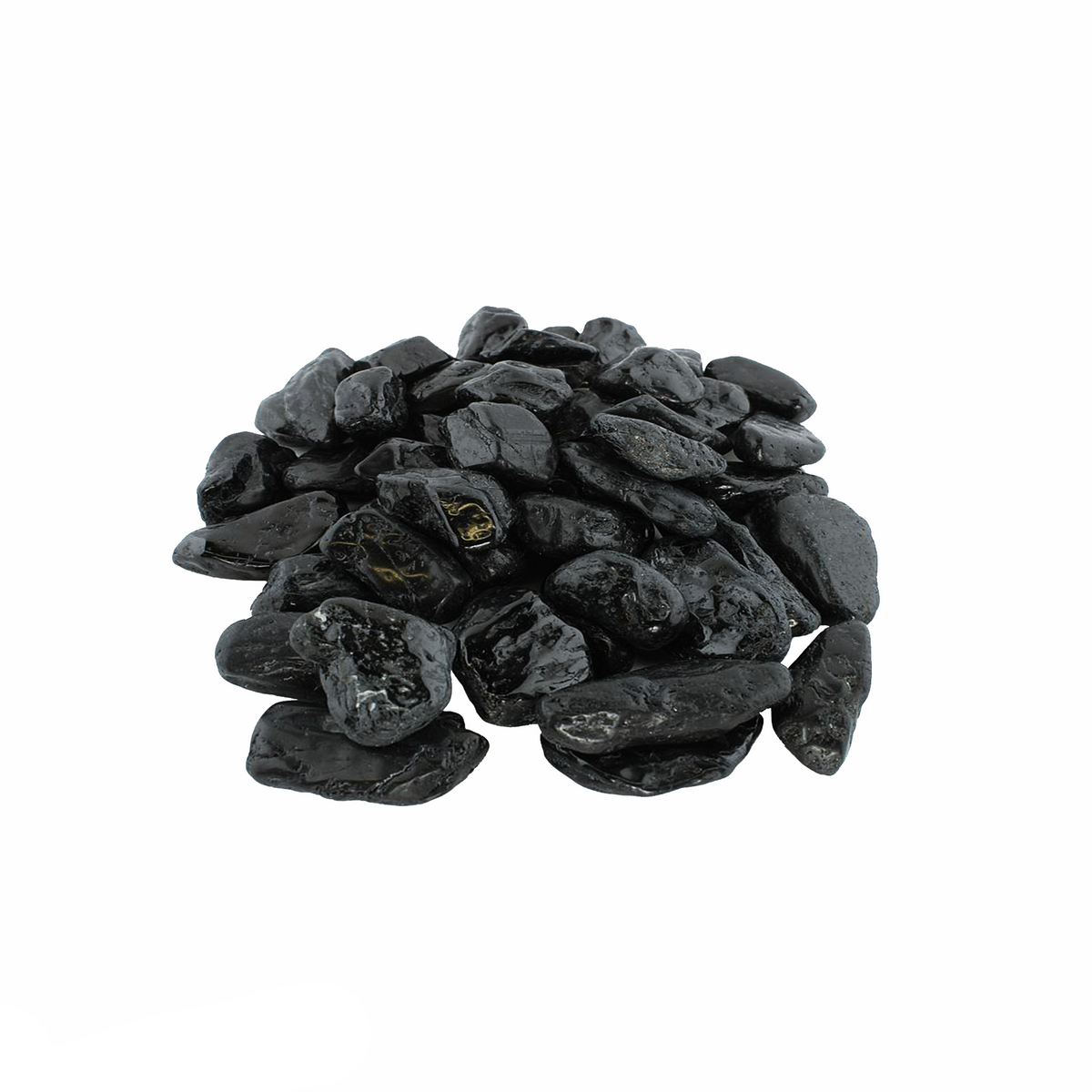 Black Tourmaline A Tumbled Stones