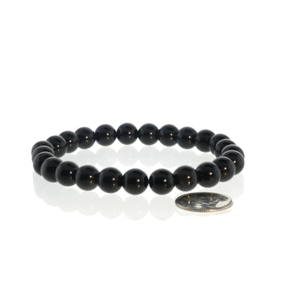 Obsidian Bead Bracelet