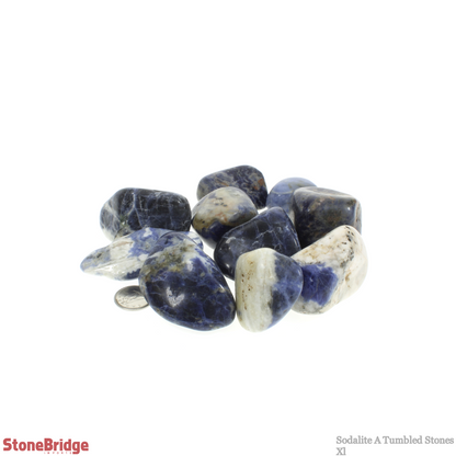 Sodalite A Tumbled Stones - Brazil