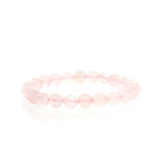 Rose Quartz Bead Bracelet