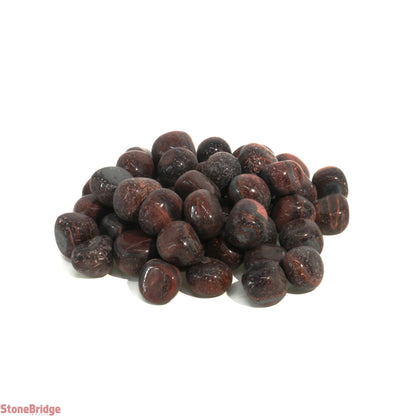 Red Tiger Eye Tumbled Stones - India