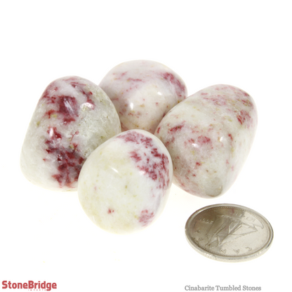 Cinnabarite Tumbled Stones - Medium