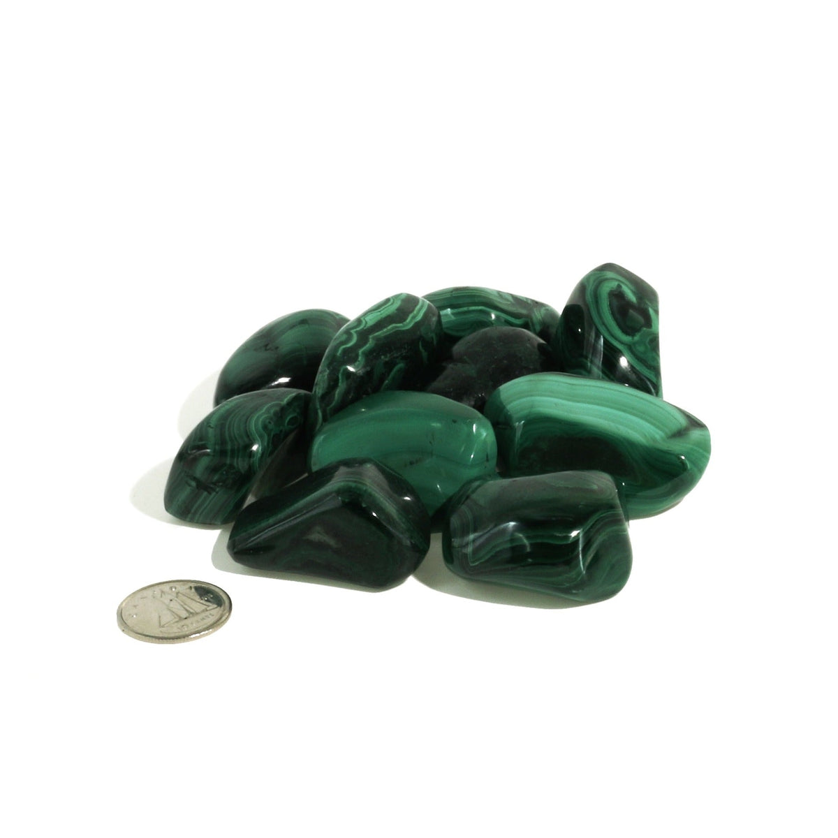 Malachite A Tumbled Stones