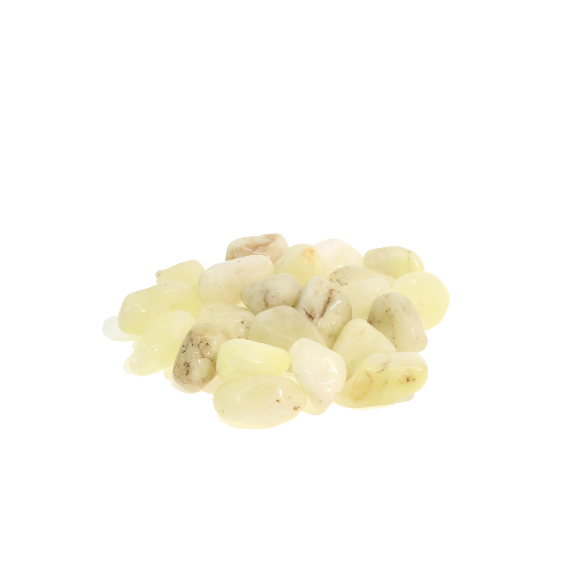 Sulfur Quartz Tumbled Stones