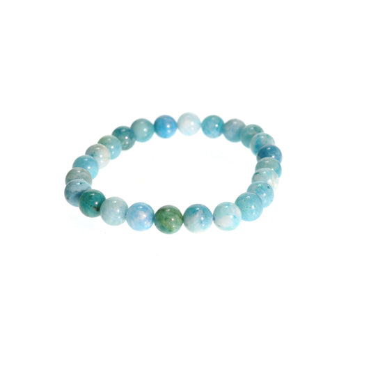 Hemimorphite Round Bracelet - 8mm