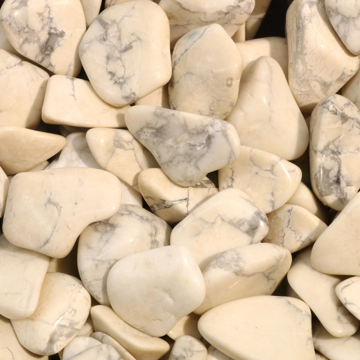 Howlite Magnesite Tumbled Stones
