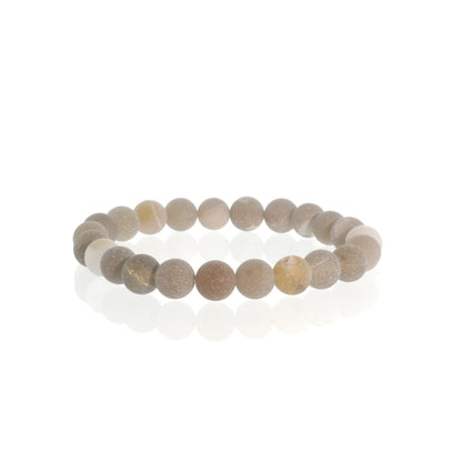 Agate Druzy Bead Bracelet