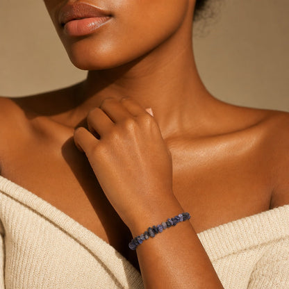Iolite Chip Bracelet