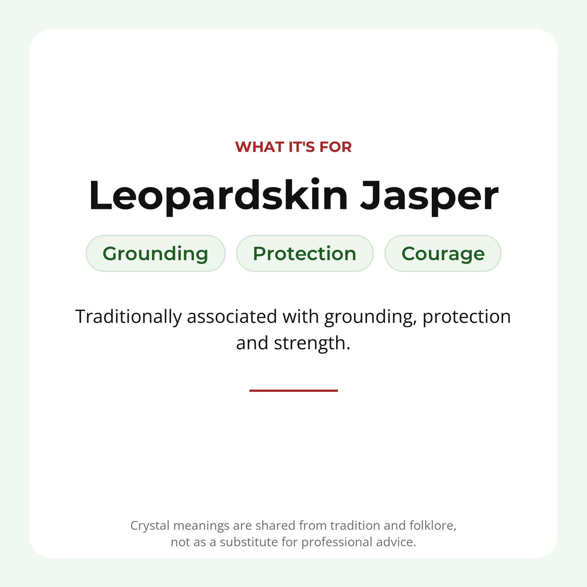 Red Jasper Leopardskin Round Bracelet - 8mm