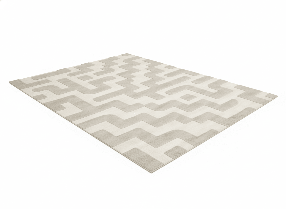 Labyrinth Milchseidenteppich