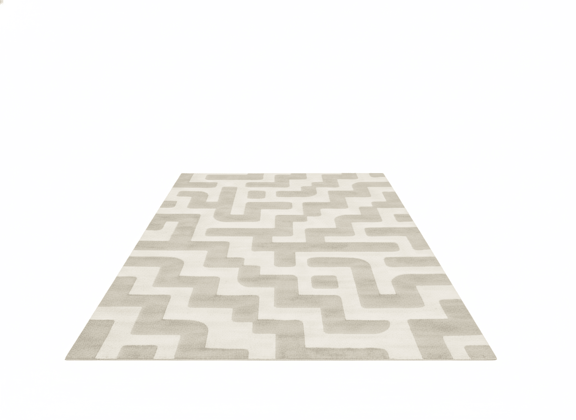 Labyrinth Milchseidenteppich
