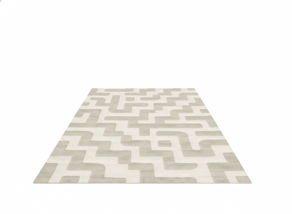 Labyrinth Milchseidenteppich