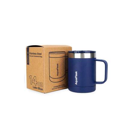 Aquaflask Thermobecher isoliert mit Deckel und Henkel 415ml (14 oz)