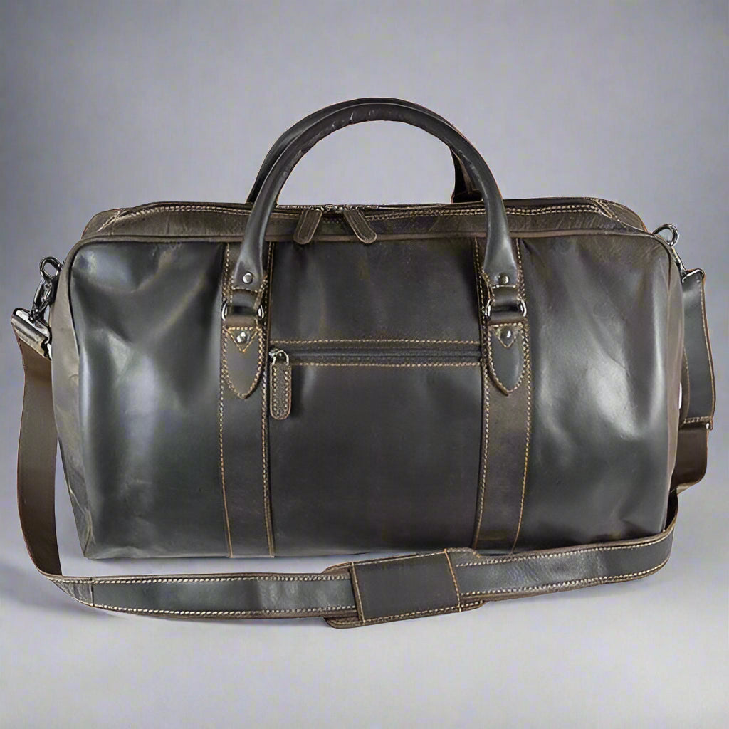 Greenwood Leather Weekend Travel Bag