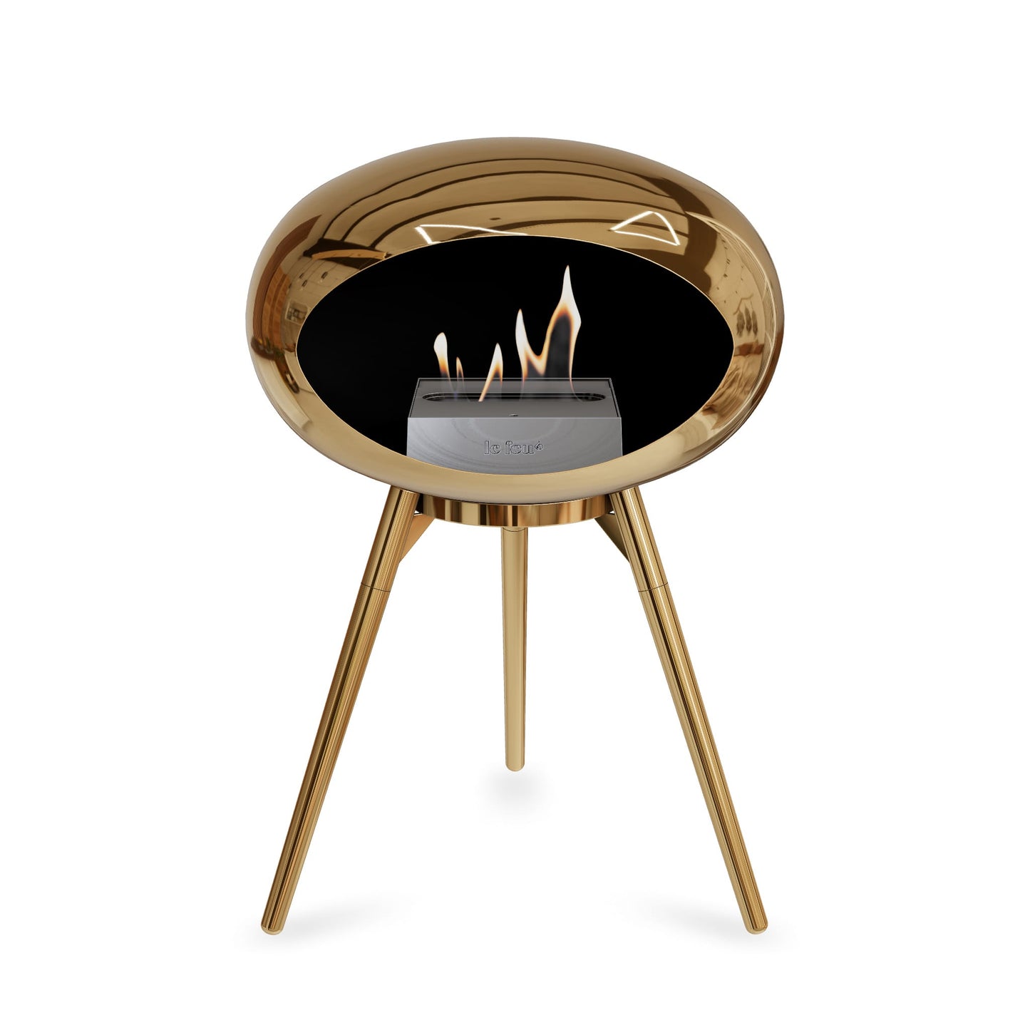 Le Feu Ground Low Dome <br>Chromed Rose Gold