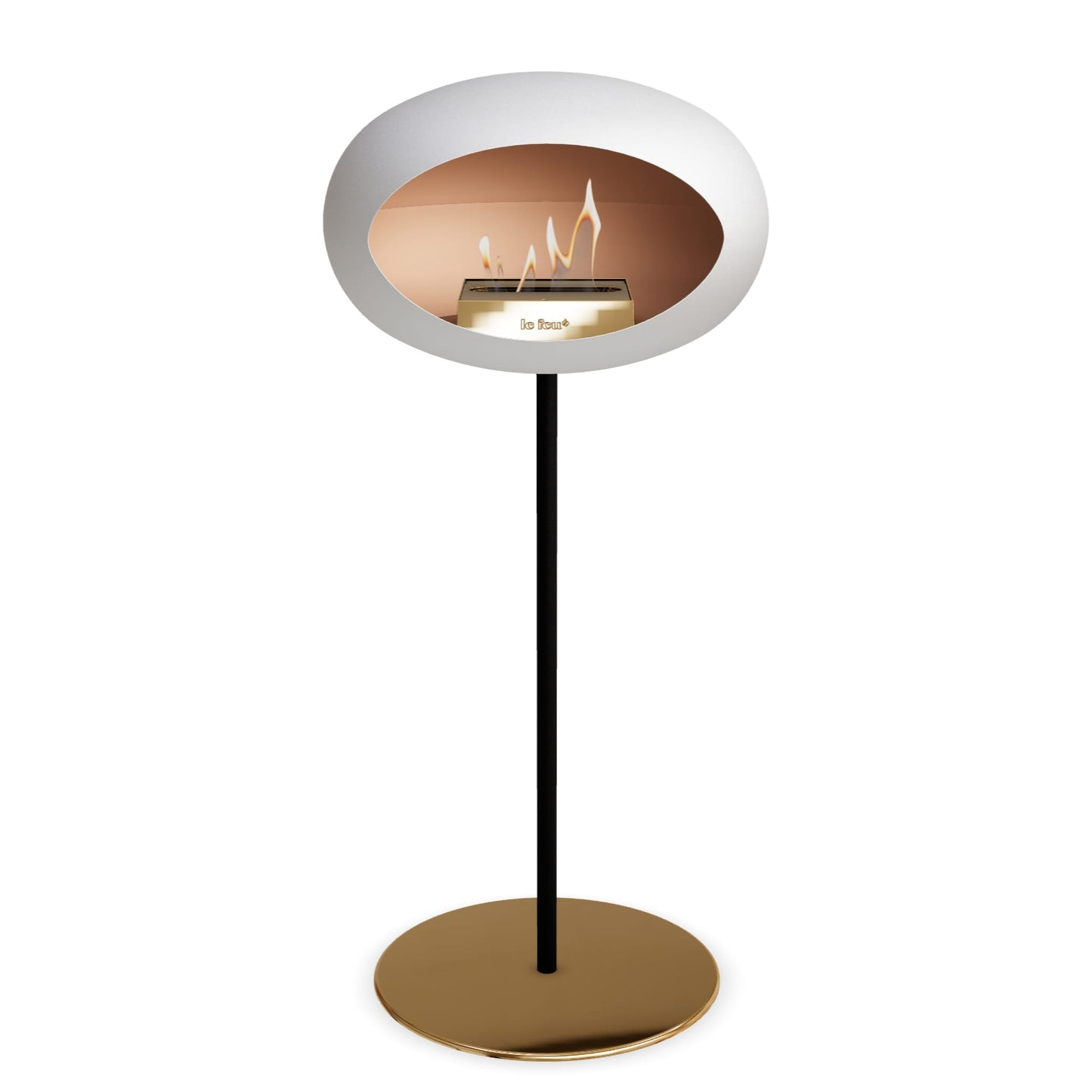 Le Feu Steel High Dome <br>White