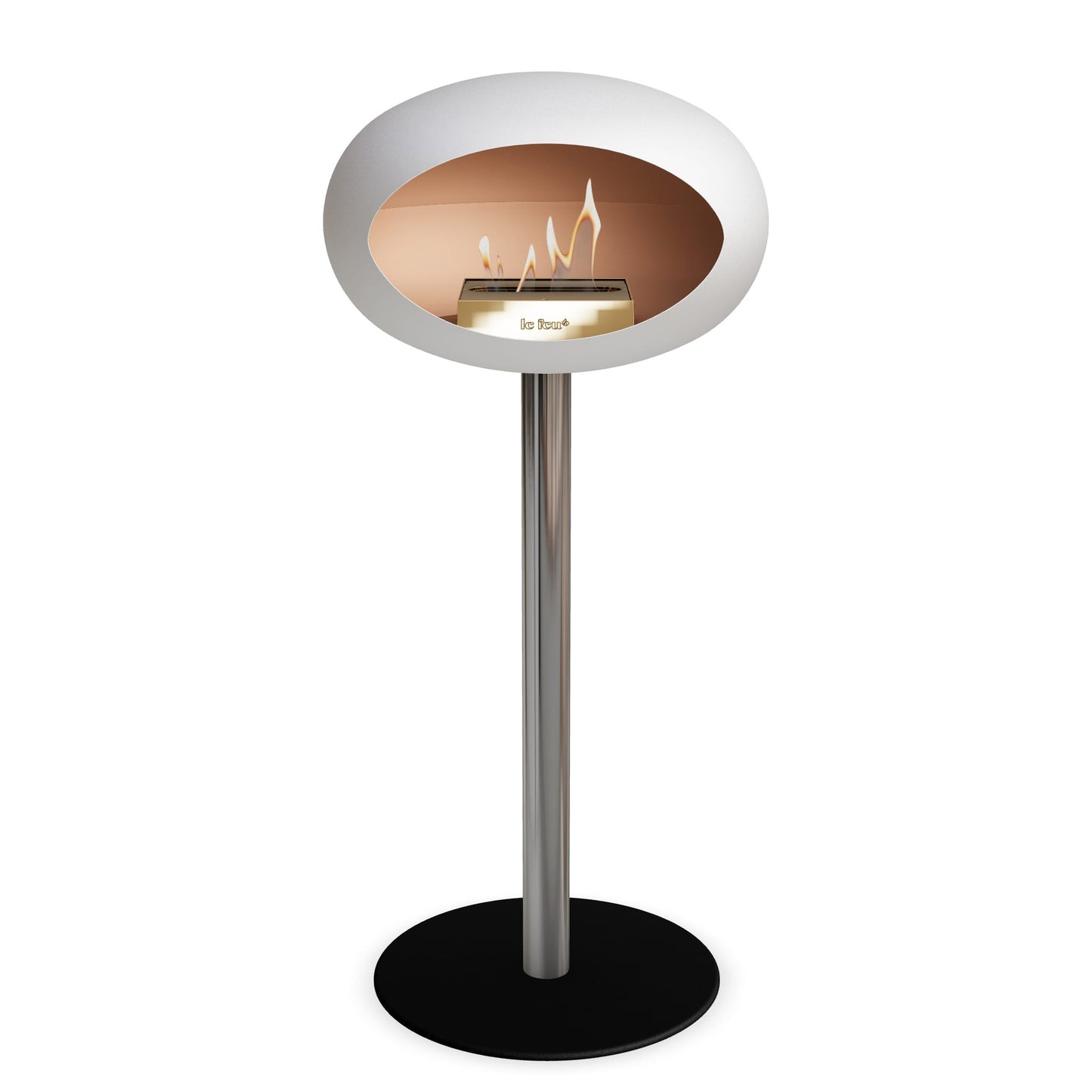 Le Feu Steel High Dome <br>White