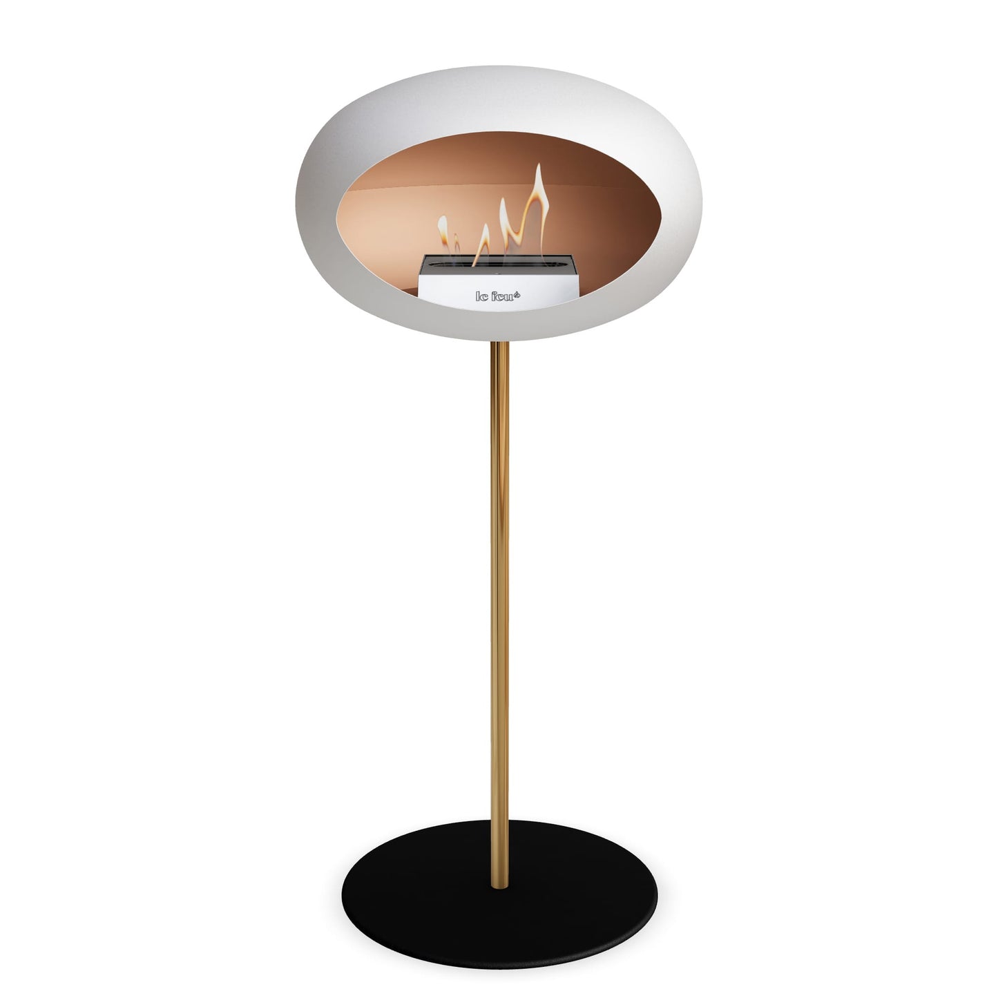 Le Feu Steel High Dome <br>White