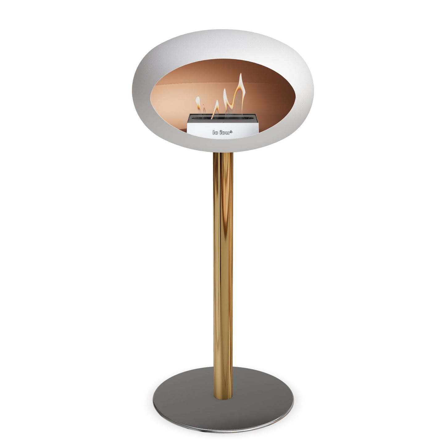 Le Feu Steel High Dome <br>White