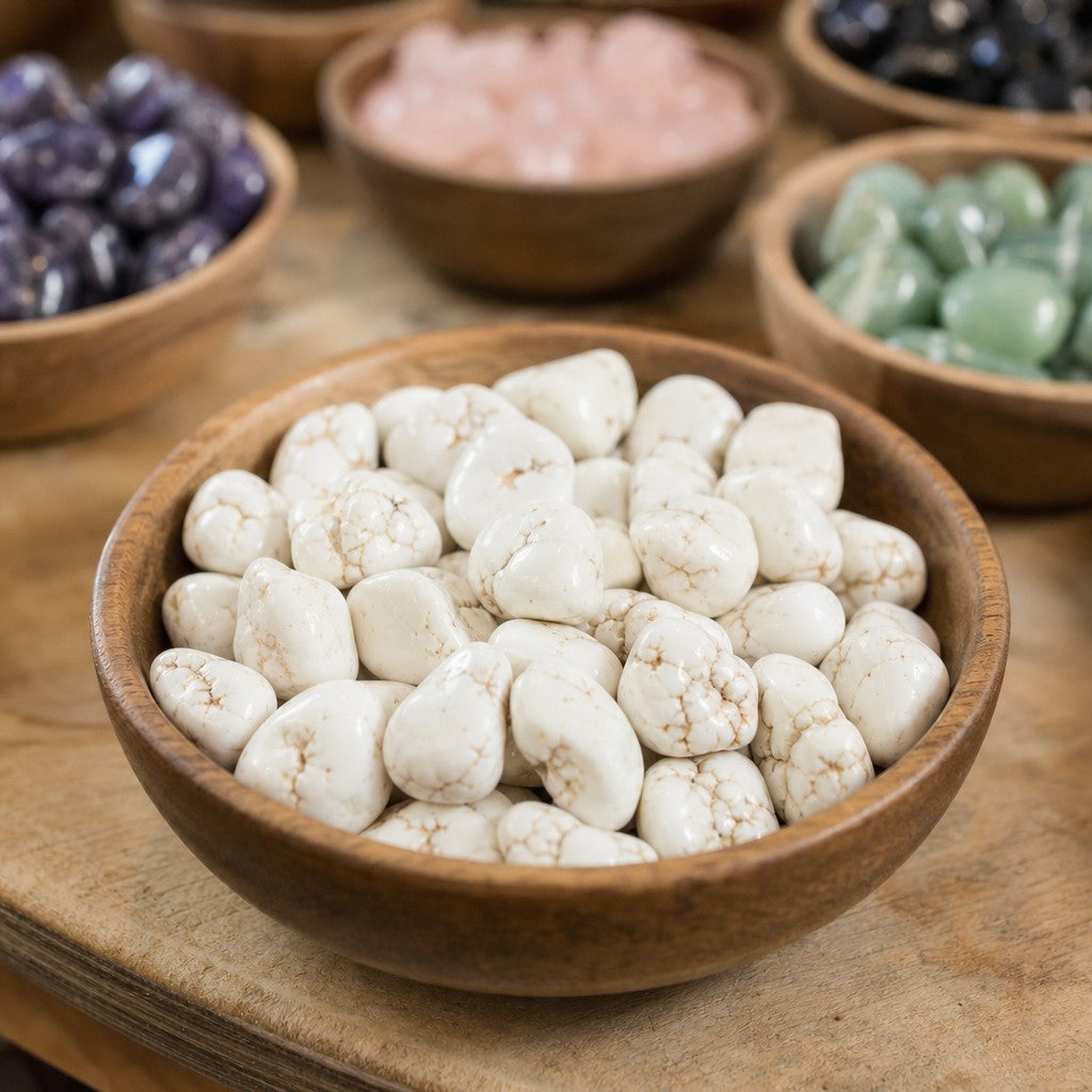 Magnesite Nugget Tumbled Stones