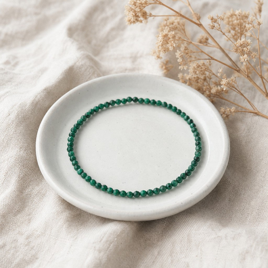Malachite Bracelet - 2-3mm