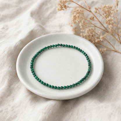 Malachite Bracelet - 2-3mm