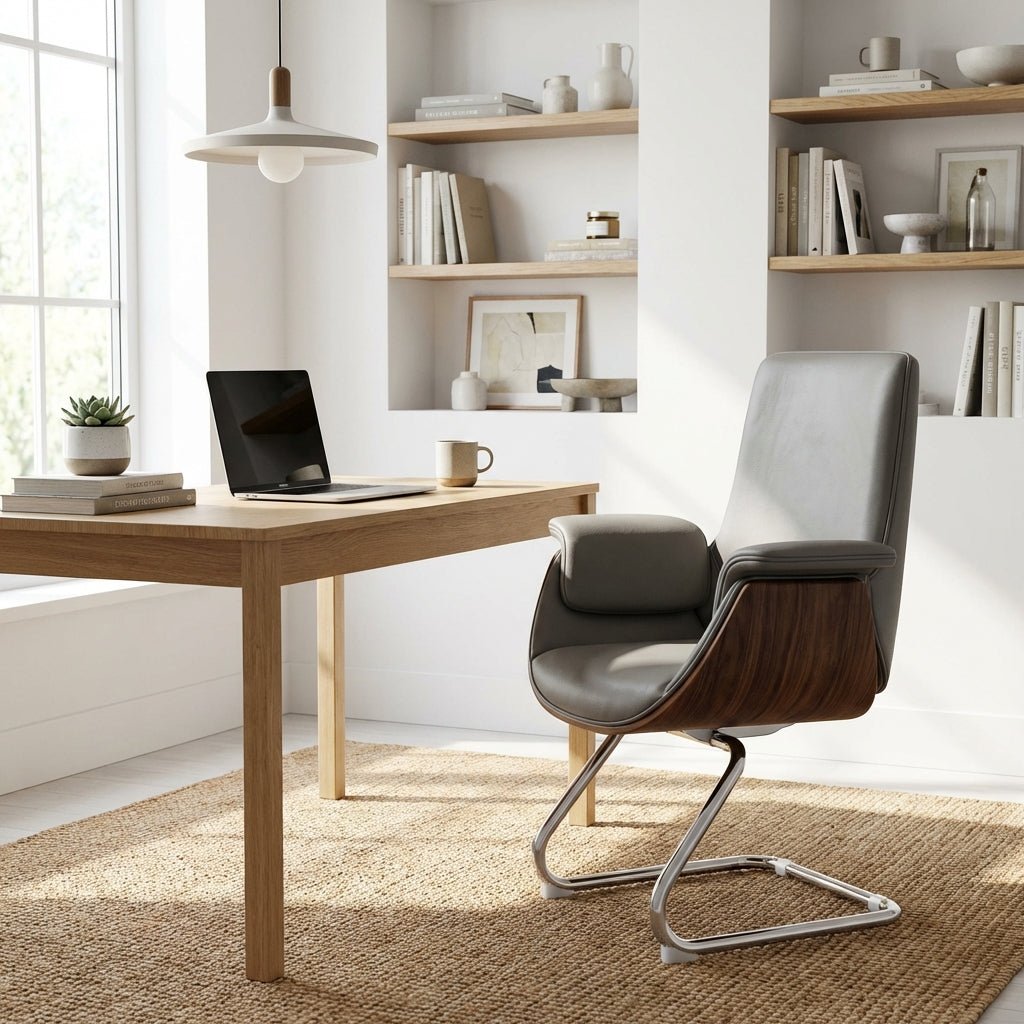 Malmö Premium Leather Visitor Chair