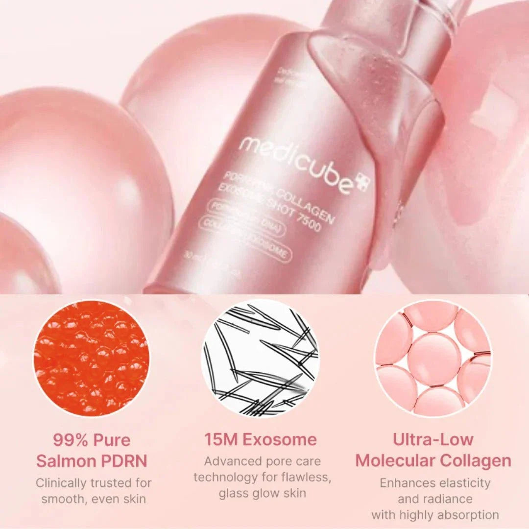 Medicube PDRN Pink Exosome Shot Serum 7500 30ml