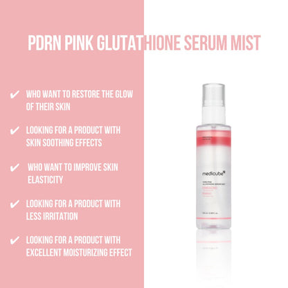 medicube PDRN Pink Glutathione Serum Mist 100ml