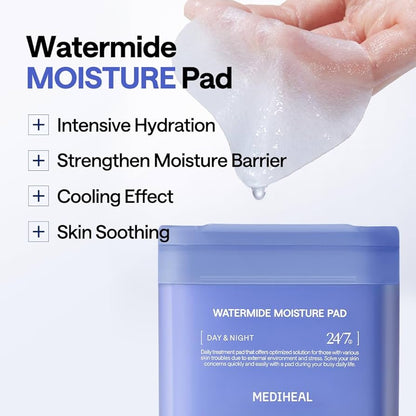 Mediheal Watermide Moisture Pad 170ml / 100pads