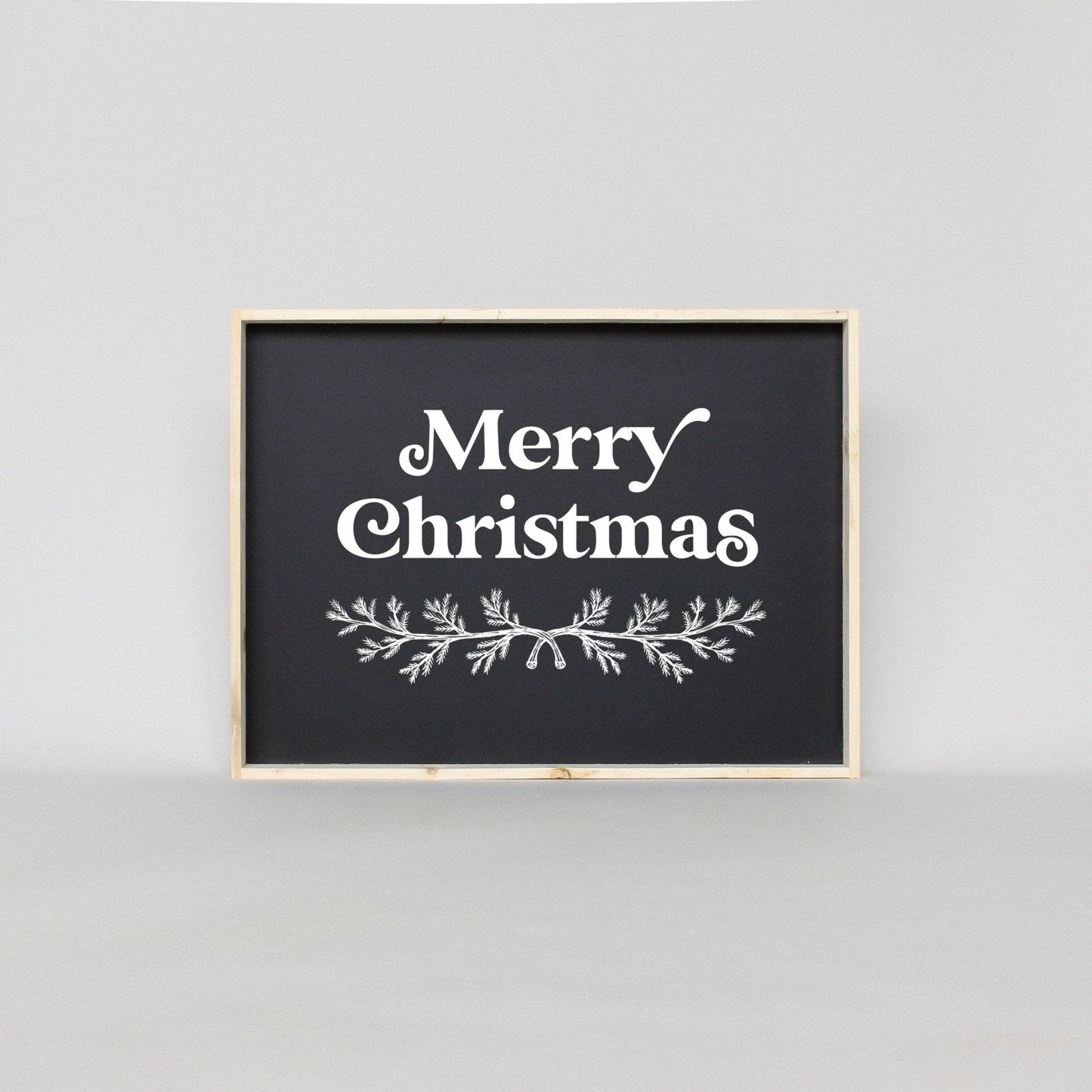 Merry Christmas (18"x24") Wood Sign