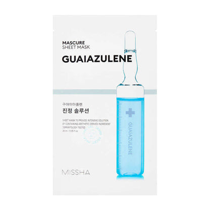 MISSHA Mascure Calming Solution Sheet Mask Guaiazulene 27ml