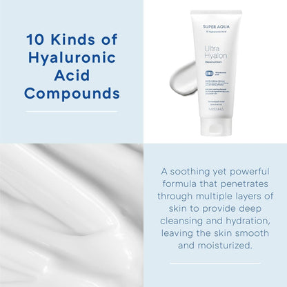 MISSHA Super Aqua Ultra Hyalron Cleansing Cream 200ml