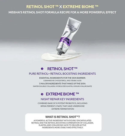 MISSHA Time Revolution Retinol 500 Shot Cream 60ml