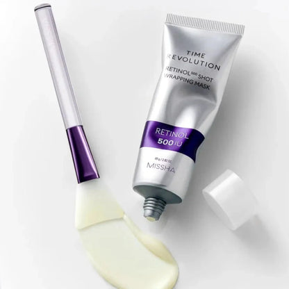 MISSHA Time Revolution Retinol 500 Shot Wrapping Mask 80g