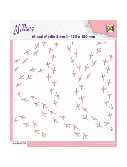 Nellie's Choice - Stencil Birdfeet