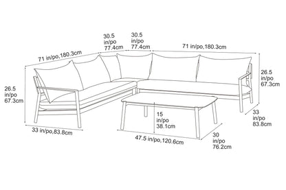 Monti 5-seater Sectional