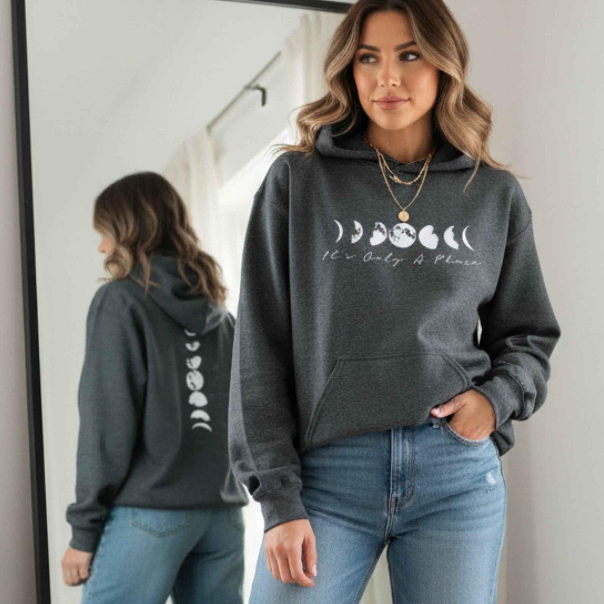 Moon Phases Hoodie - Its Only A Phase