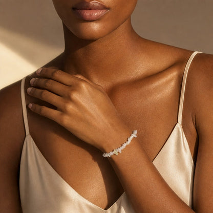 Mother of Pearl Chip Bracelet