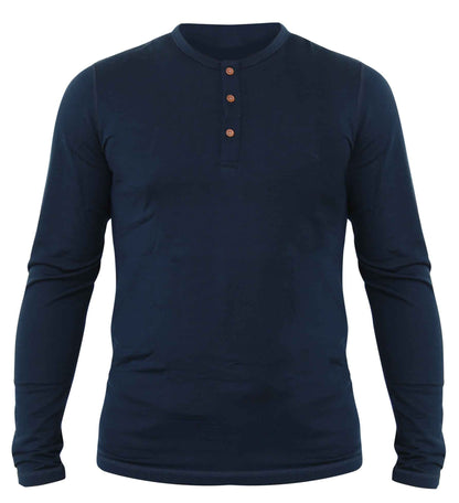 NorthWool Men's Merino Blend Henley — Heavyweight