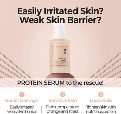 Numbuzin No.2 Protein 43% Creamy Serum  50ml