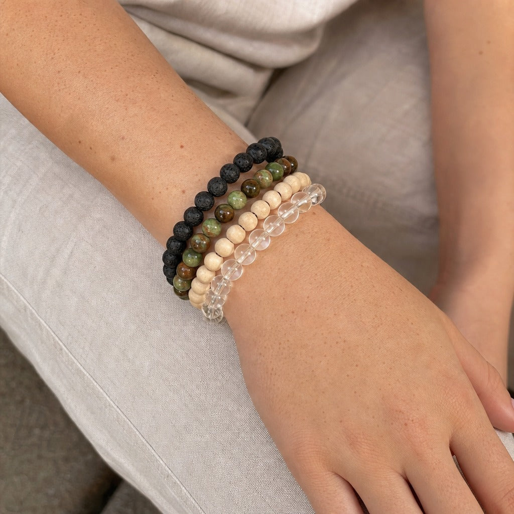 Opal Bead Bracelet