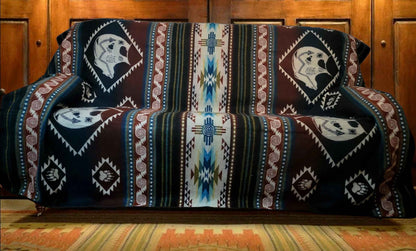 OLDTRIBES™ Bear Cubs Reversible Alpaca Blanket