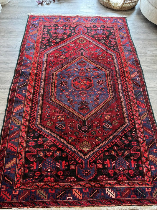 Persischer Zanjan Teppich | 142 x 221 cm