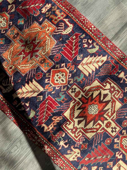 Persian Azerbaijan Runner Rug | 2' 6" x 9' 1"