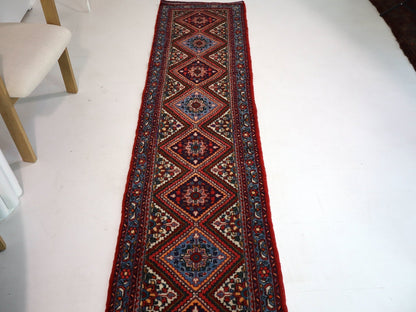 Persischer Hamadan Brückenläufer Teppich | 66 cm x 290 cm